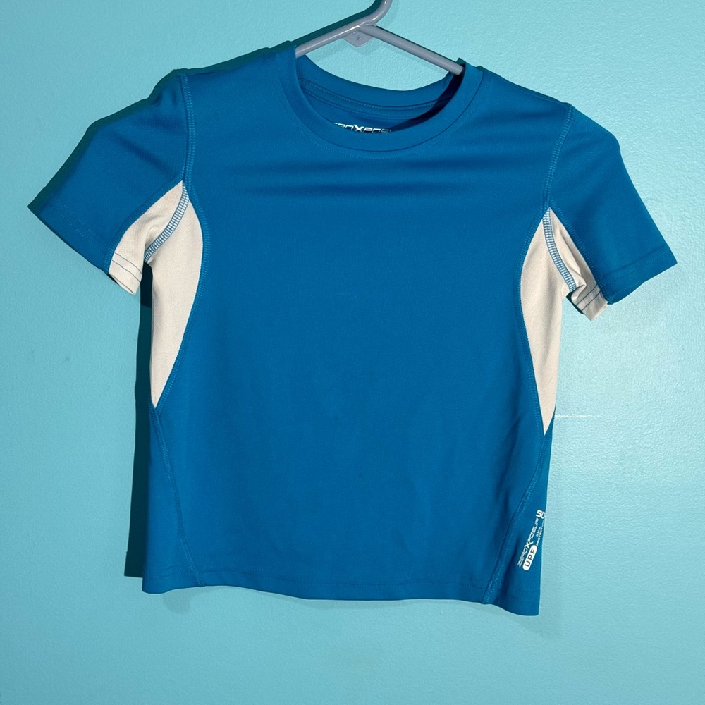 Kids Blue and White Sun Shirt
